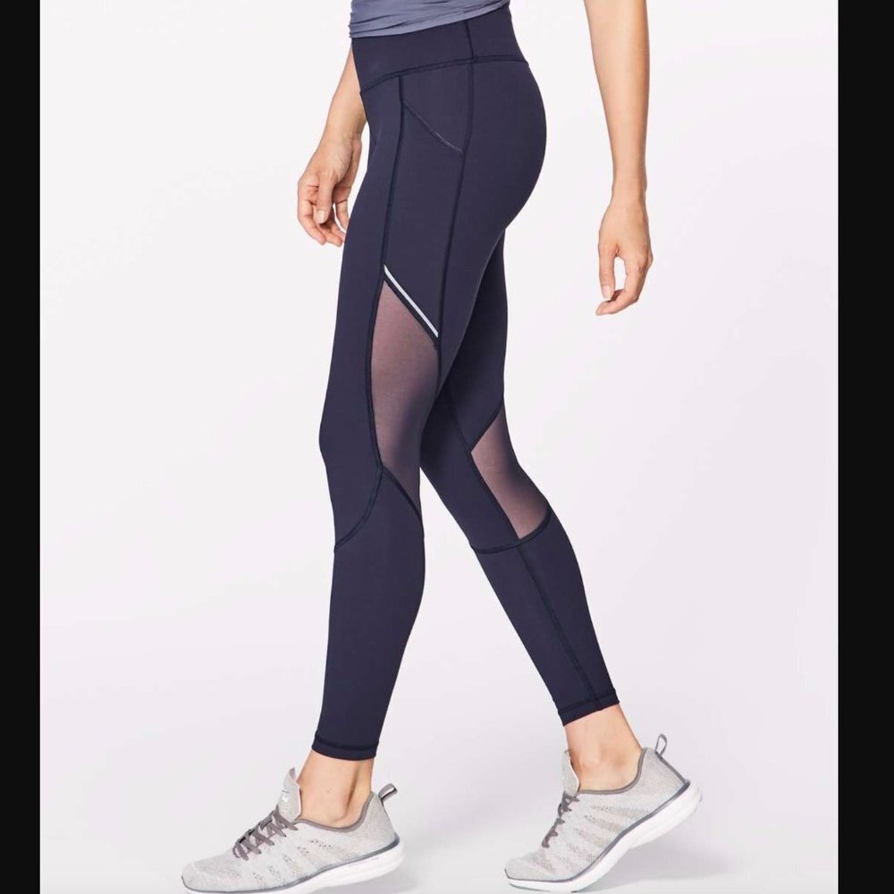 Lululemon Midnight Navy Miles Ahead Tight 28 Inch Size 6